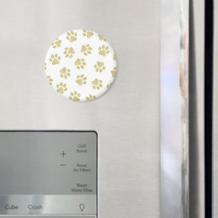 Doodle Paws, Dog Paws, Gold Paws Magnet