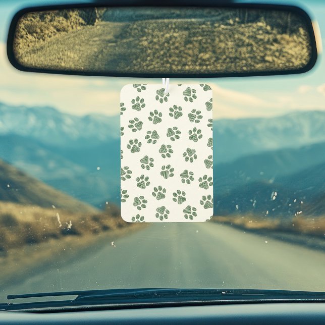 Doodle Paws, Dog Paws, Green Paws Air Freshener (Creator Uploaded)