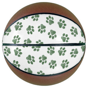 Doodle Paws, Dog Paws, Green Paws Basketball