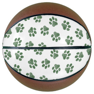 Doodle Paws, Dog Paws, Green Paws Basketball