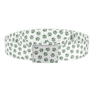 Doodle Paws, Dog Paws, Green Paws Belt