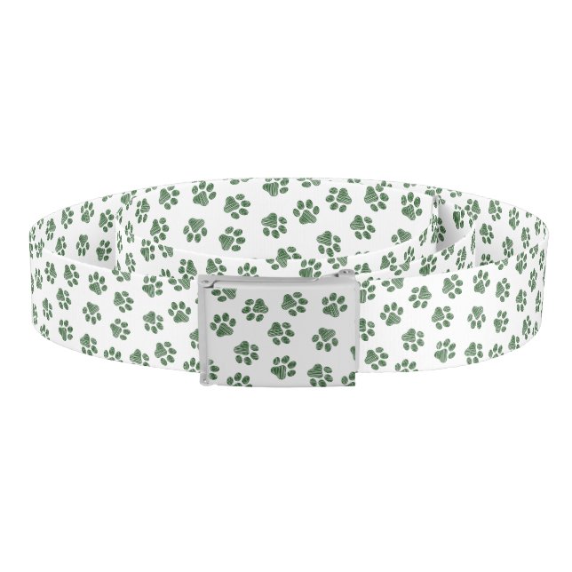 Doodle Paws, Dog Paws, Green Paws Belt (Coil)