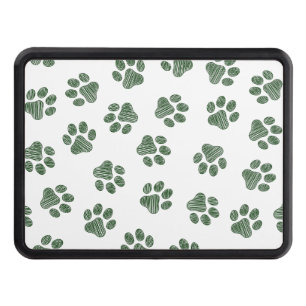 Doodle Paws, Dog Paws, Green Paws Hitch Cover