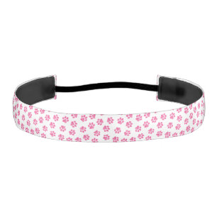 Doodle Paws, Dog Paws, Pink Paws Athletic Headband