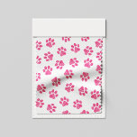 Doodle Paws, Dog Paws, Pink Paws Fabric
