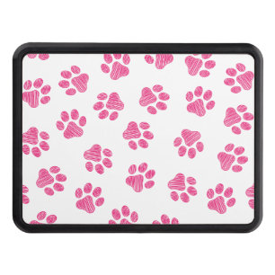 Doodle Paws, Dog Paws, Pink Paws Hitch Cover