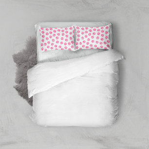 Doodle Paws, Dog Paws, Pink Paws Pillow Case
