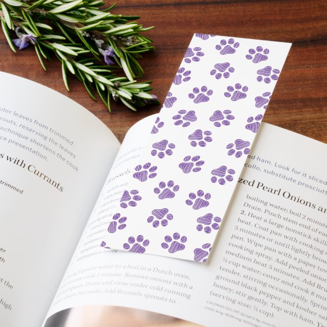 Doodle Paws, Dog Paws, Purple Paws Bookmarks (Book)