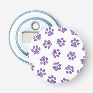 Doodle Paws, Dog Paws, Purple Paws Bottle Opener
