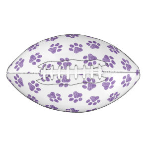 Doodle Paws, Dog Paws, Purple Paws Football
