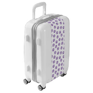 Doodle Paws, Dog Paws, Purple Paws Luggage
