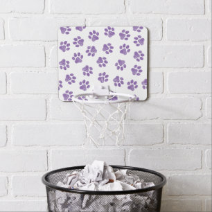 Doodle Paws, Dog Paws, Purple Paws Mini Basketball Hoop