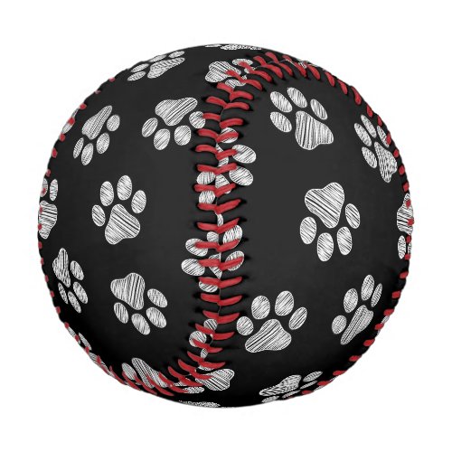 Doodle Paws Dog Paws White Paws Baseball