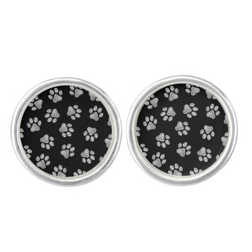 Doodle Paws Dog Paws White Paws Cufflinks