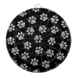 Doodle Paws, Dog Paws, White Paws Dart Board