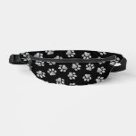 Doodle Paws, Dog Paws, White Paws Fanny Pack