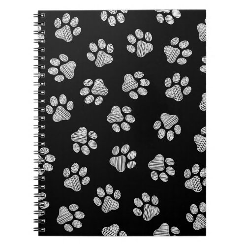 Doodle Paws Dog Paws White Paws Notebook