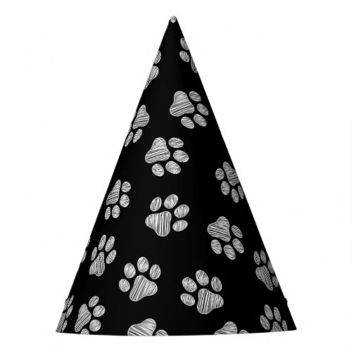 Doodle Paws Dog Paws White Paws Party Hat