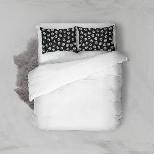 Doodle Paws, Dog Paws, White Paws Pillow Case