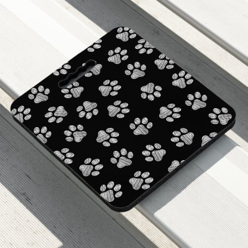 Doodle Paws Dog Paws White Paws Seat Cushion