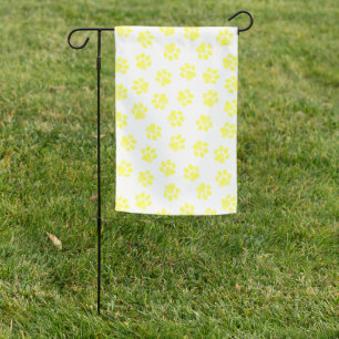 Doodle Paws, Dog Paws, Yellow Paws Garden Flag
