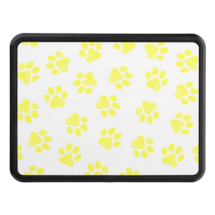 Doodle Paws, Dog Paws, Yellow Paws Hitch Cover