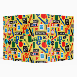 Doodle Preschool Art Teacher Good End of Year Teac 3 Ring Binder