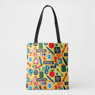 Doodle Preschool Art Teacher Good End of Year Teac Tote Bag
