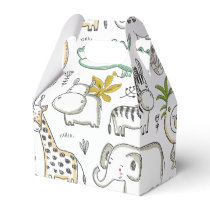 Doodle Safari Favor Boxes