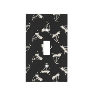 Doodle Sailboat Pattern Light Switch Cover