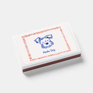 Doodle script dog pets matchboxes