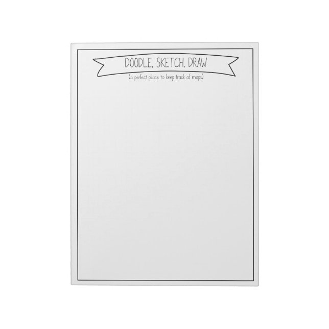 Doodle, Sketch, Draw Notepad (Rotated)