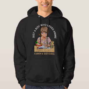 Doodle Sketching Ramen Noodles Kawaii Boys Gift Ot Hoodie