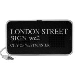 LONDON STREET SIGN  Doodle Speakers