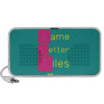 Game
 Letter
 Tiles  Doodle Speakers