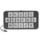 Happy
 Birthday
 Allison  Doodle Speakers