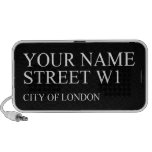 Your Name Street  Doodle Speakers