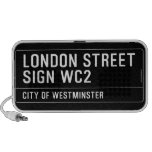 LONDON STREET SIGN  Doodle Speakers