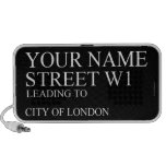 Your Name Street  Doodle Speakers