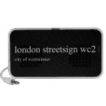 london streetsign  Doodle Speakers