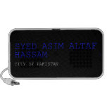 SYED ASIM ALTAF HASSAM  Doodle Speakers