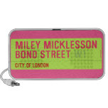 miley micklesson bond street  Doodle Speakers