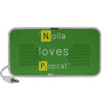 'Nolla 
 loves
 Popcat'  Doodle Speakers