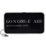 Go N GIRL-E   A$H  Doodle Speakers