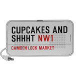 CUPCAKES AND  SHHHT  Doodle Speakers