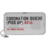 Coronation Quiche  (piss up)  Doodle Speakers