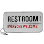 Restroom  Doodle Speakers