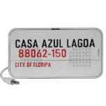 CASA AZUL LAGOA   Doodle Speakers
