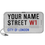Your Name Street  Doodle Speakers