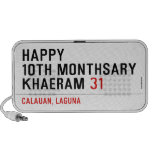 Happy 10th Monthsary Khaeram  Doodle Speakers